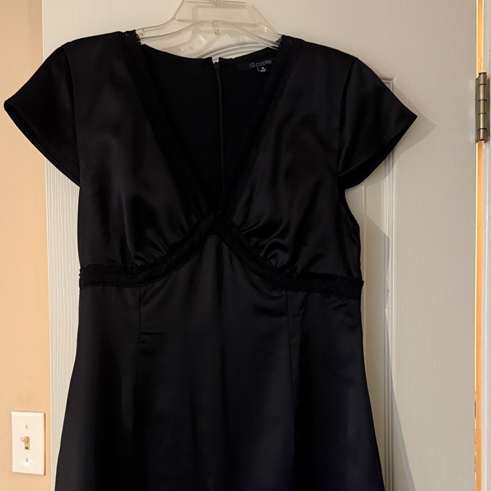 19 Cooper Sleek Black Mini Dress